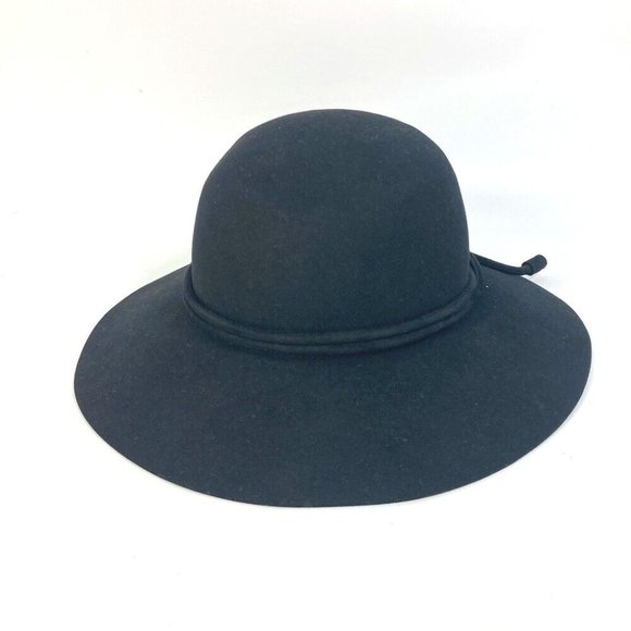 HERMES rope hat Wool x Leather - Picture 11 of 14
